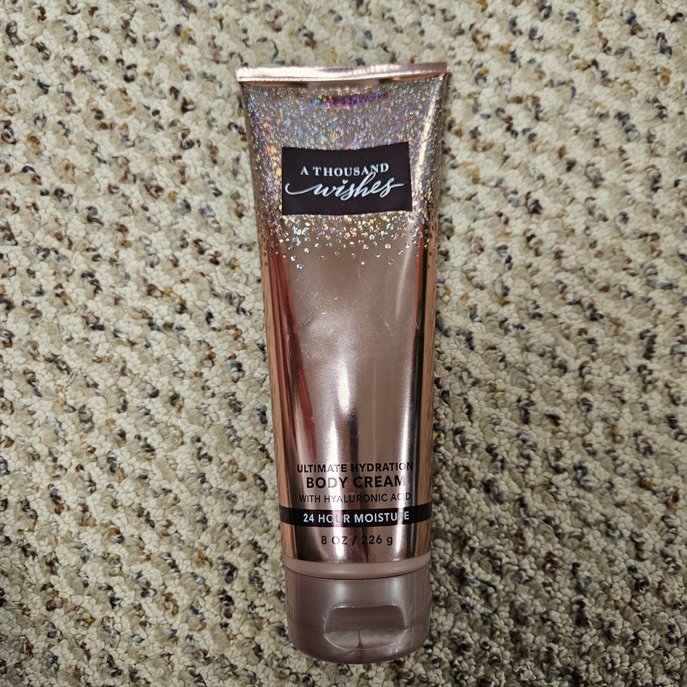NEW Bath & Body Works A Thousand Wishes Ultimate Hydration Body Cream Lotion 8oz